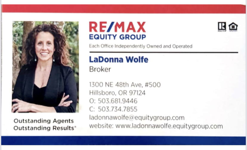 LaDonna Wolfe RE/MAX Equity Group